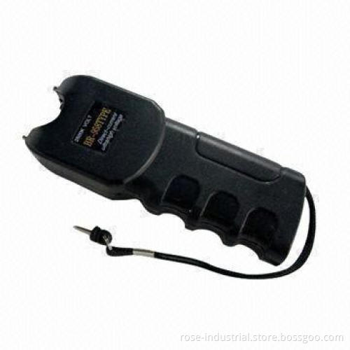 Stun Gun with Strong Flashlight and High Voltage Electric Shock, Measures 142 x 50 x 25mm